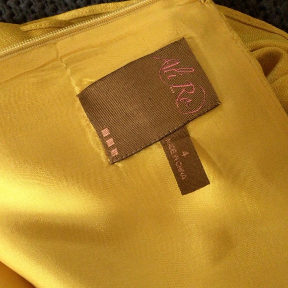 Ali Ro Shift Dress with Flutter Sleeves, Size 4 - Picture 4 of 6